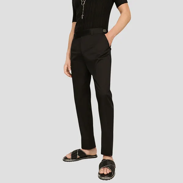 Quần Âu Nam Dolce & Gabbana D&G GWQ5ET FUFJR N000 Màu Đen Size 50