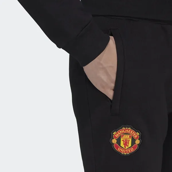 Quần Bóng Đá Nam Adidas Manchester United Essentials Trefoil Tracksuit Bottoms HB4369 Màu Đen Size XL
