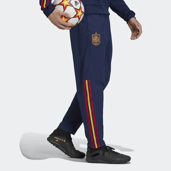 Quần Bóng Đá Nam Adidas Spain Travel Pants HE8817 Màu Xanh Navy Size M - Thời trang - Vua Hàng Hiệu