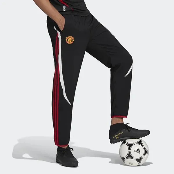 Quần Bóng Đá Nam Adidas Teamgeist Manchester United H64068 Màu Đen Size M - Thời trang - Vua Hàng Hiệu