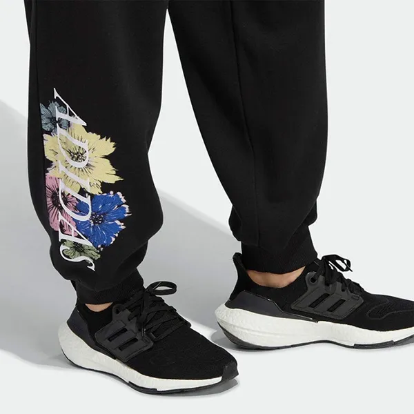 Quần Chạy Bộ Nữ Adidas Floral Graphic Cuffed Joggers HM6254 Màu Đen Size M - Thời trang - Vua Hàng Hiệu