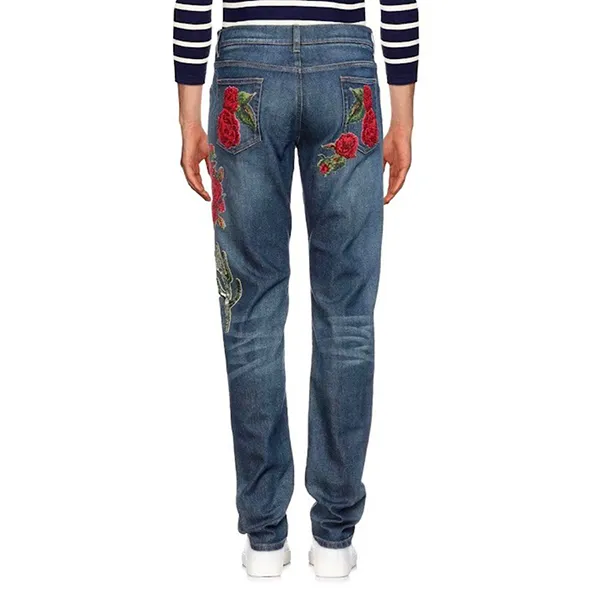 Quần Jean Nam Dolce & Gabbana D&G Blue Men's Denim Pan Stretch G6SOLZ Màu Xanh Size 46 - Thời trang - Vua Hàng Hiệu