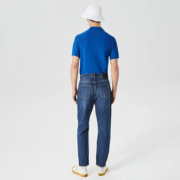 Quần Jean Nam Lacoste Men's Tapered Fit Denim Blue Trousers HH1763 MK9 Màu Xanh Denim Size 44 - Thời trang - Vua Hàng Hiệu