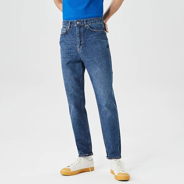 Quần Jean Nam Lacoste Men's Tapered Fit Denim Blue Trousers HH1763 MK9 Màu Xanh Denim Size 44 - Thời trang - Vua Hàng Hiệu