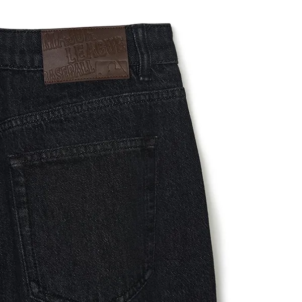 Quần Jean Nữ MLB Denim Coopers Mega Logo New York Yankees Denim Pants 3FDPB0544-50BKS Màu Đen Size S - Thời trang - Vua Hàng Hiệu