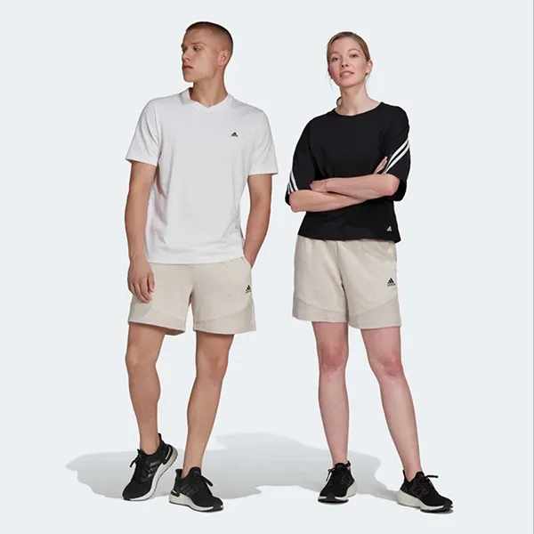 Quần Short Adidas Unisex BotanDyed Short Solid Color Logo Straight H65786 Màu Kem Size XS - Thời trang - Vua Hàng Hiệu