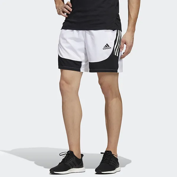 Quần Short Nam Adidas Aeroready 3-Stripes Slim H16871 Màu Trắng Đen Size M