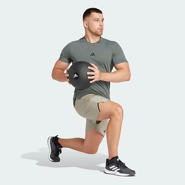 Quần Short Nam Adidas Designed For Training Workout IS3821 Màu Xám Size S - Thời trang - Vua Hàng Hiệu