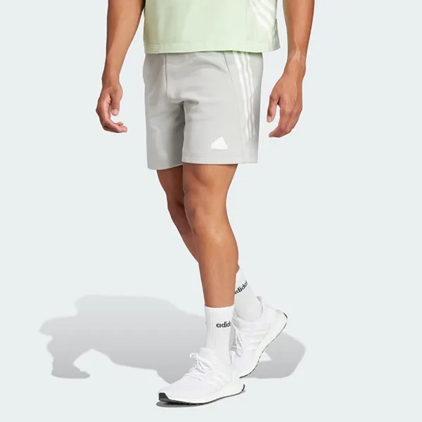 Quần Short Nam Adidas Future Icons 3-Stripe IR9165 Màu Xám Size L