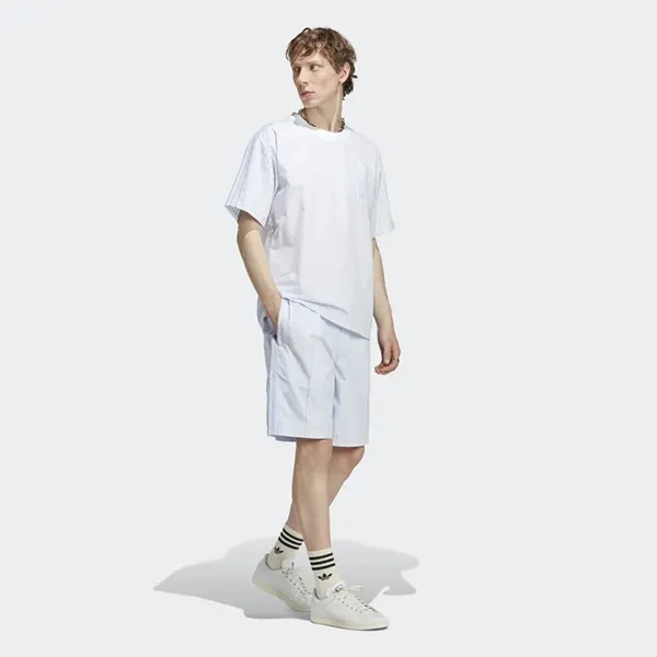 Quần Short Nam Adidas Premium Essentials Shorts HR5457 Màu Xanh Da Trời Size M - Thời trang - Vua Hàng Hiệu