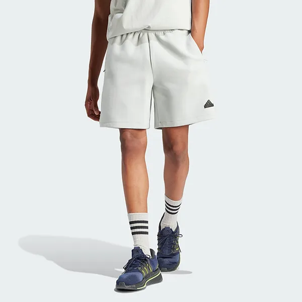 Quần Short Nam Adidas Premium Z.N.E IQ3678 Màu Xám Trắng Size M - Thời trang - Vua Hàng Hiệu