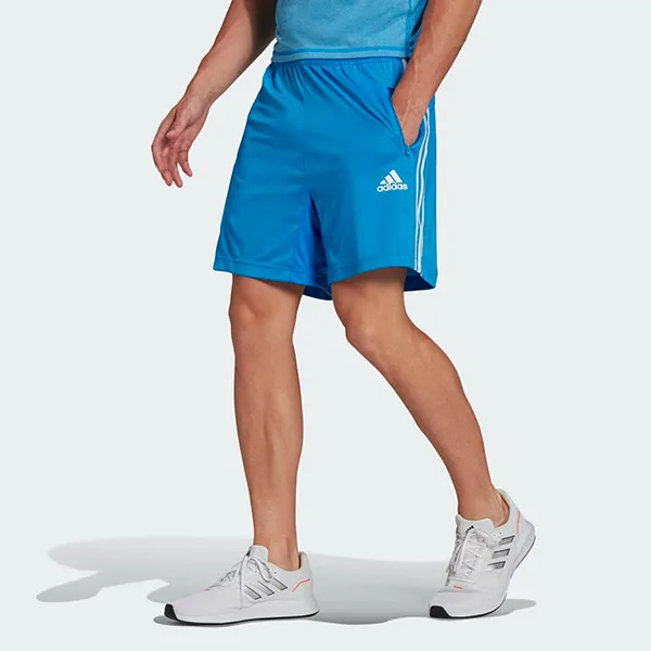 Quần Short Nam Adidas Primeblue Designed To Move Sport 3-Stripes HF7189 Màu Xanh Blue Size S - Thời trang - Vua Hàng Hiệu