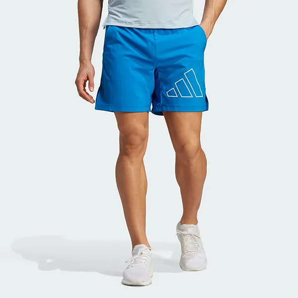 Quần Short Nam Adidas Train Icons Big Logo Training IN9811 Màu Xanh Blue Size S - Thời trang - Vua Hàng Hiệu