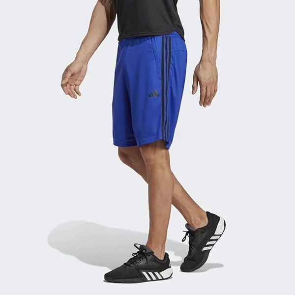 Quần Short Nam Adidas Training Essentials Pique 3-Stripes IB8248 Màu Xanh Dương Size S