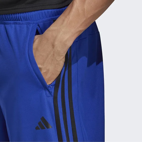 Quần Short Nam Adidas Training Essentials Pique 3-Stripes IB8248 Màu Xanh Dương Size S