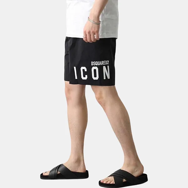 Quần Short Nam Dsquared2 Icon D7BM04570.01046 Màu Đen Size 46