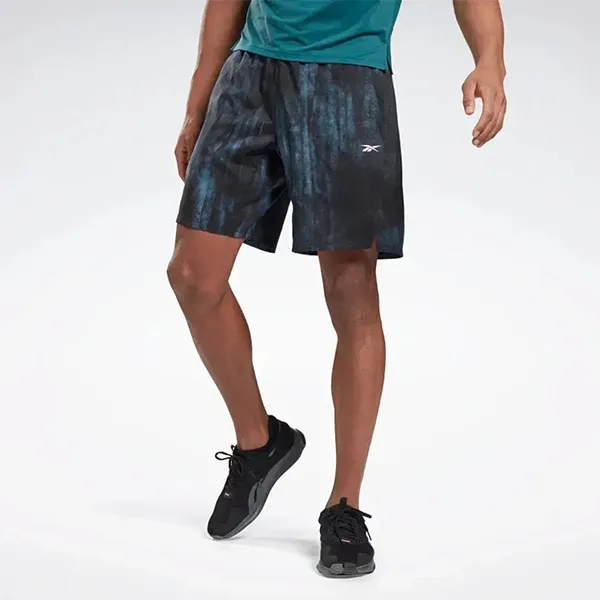 Quần Short Nam Reebok Ts Epic Aop Ltwt Short Màu Xám Xanh Size S