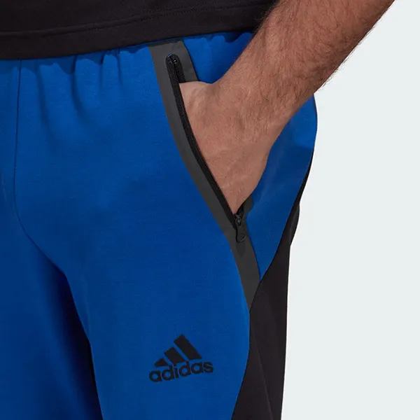 Quần Thể Thao Nam Adidas Designed for Gameday HE9873 Màu Đen Phối Xanh Dương Size M - Thời trang - Vua Hàng Hiệu