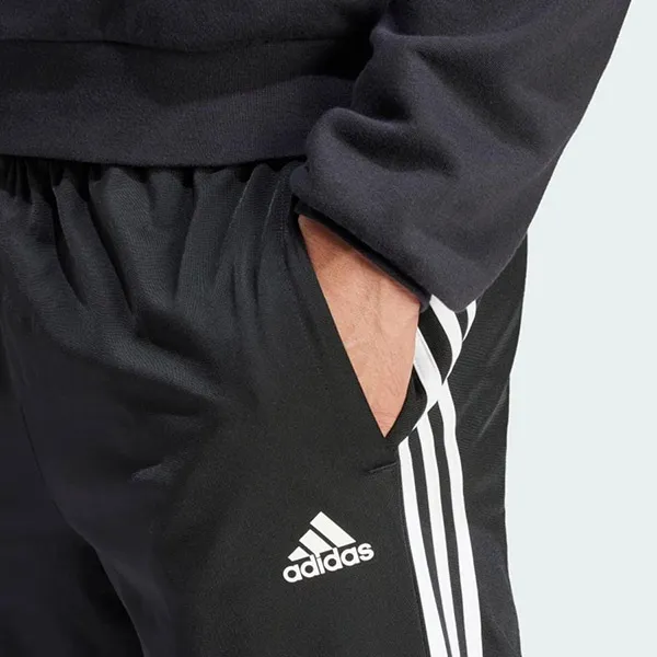 Quần Thể Thao Nam Adidas Essentials 3-Stripes Tapered Boot Track Pants H46105 Màu Đen Size XL
