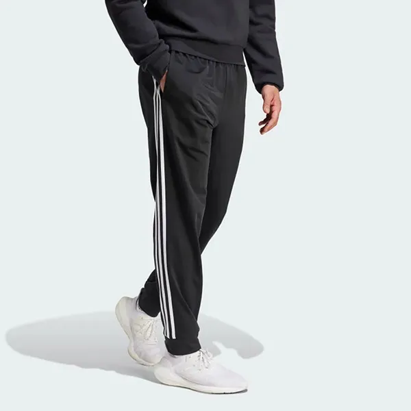 Quần Thể Thao Nam Adidas Essentials 3-Stripes Tapered Boot Track Pants H46105 Màu Đen Size XL