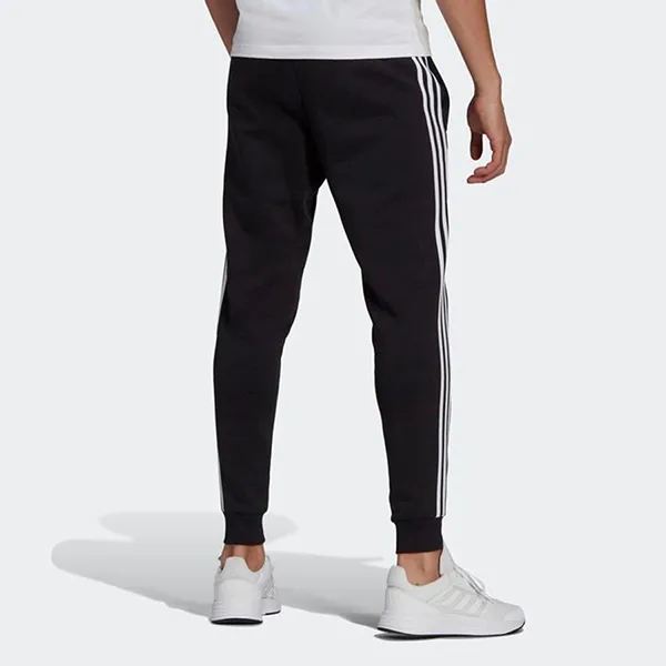 Quần Thể Thao Nam Adidas Essentials Fleece Fitted 3-Stripes Joggers GM1089 Màu Đen Size XL - Thời trang - Vua Hàng Hiệu