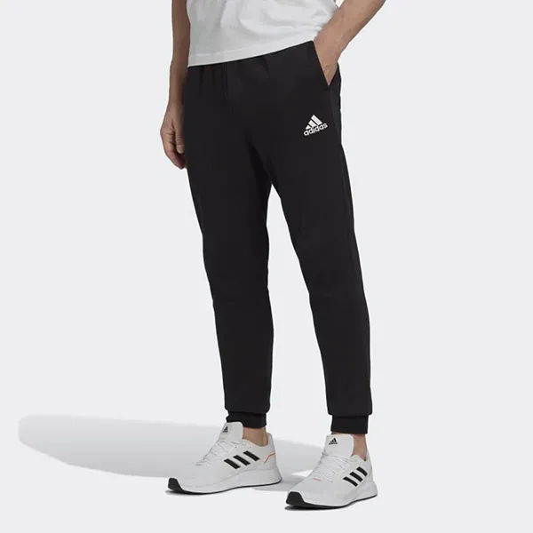 Quần Thể Thao Nam Adidas Essentials Fleece Regular Tapered Pants HL2236 Màu Đen Size XL