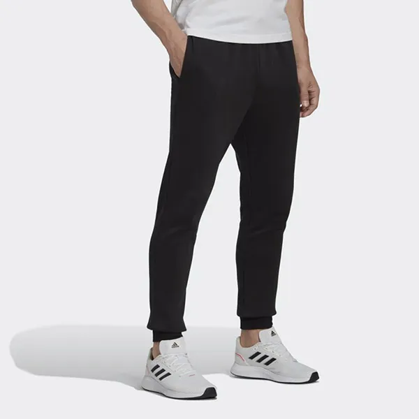 Quần Thể Thao Nam Adidas Essentials Fleece Regular Tapered Pants HL2236 Màu Đen Size XL