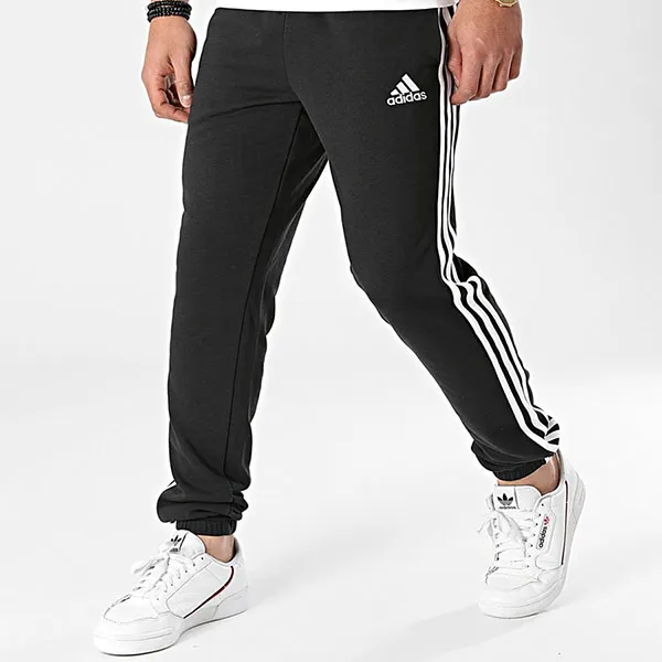 Quần Thể Thao Nam Adidas Essentials French Terry Tapered 3-Stripes Pants GK8829 Màu Đen Size XL - Thời trang - Vua Hàng Hiệu