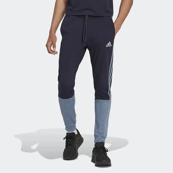 Quần Thể Thao Nam Adidas Essentials Mélange French Terry Joggers HK2898 Màu Xanh Navy Size L - Thời trang - Vua Hàng Hiệu