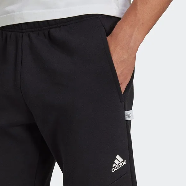 Quần Thể Thao Nam Adidas Future Icons 3-Stripes Fleece Pants HK2154 Màu Đen Size M