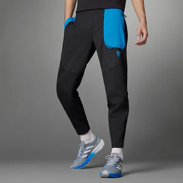 Quần Thể Thao Nam Adidas Premium Designed for Gameday HG5863 Màu Đen Phối Xanh Dương Size S - Thời trang - Vua Hàng Hiệu