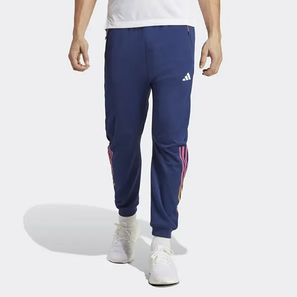 Quần Thể Thao Nam Adidas Train Icons 3-Stripes Training Joggers IC5490 Màu Xanh Navy Size M