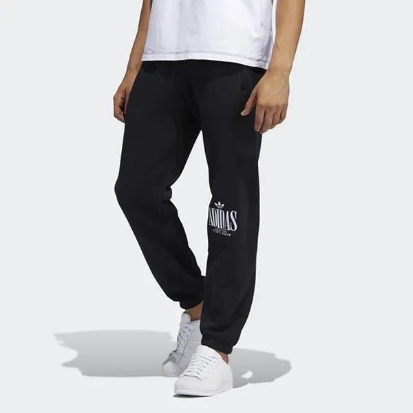 Quần Thể Thao Nam Adidas Trefoil Script Sweat Pants H32328 Màu Đen Size M - Thời trang - Vua Hàng Hiệu