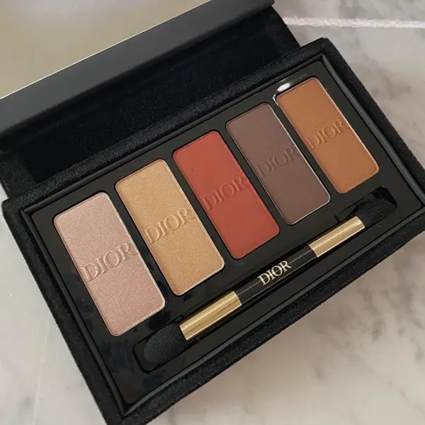 Set 2 Món Bảng Phấn Mắt Dior Écrin Couture Palette Và Son Rouge Dior Limited Edition 913 Mystic Plum Matte Finish Màu Nâu Đỏ - Trang điểm - Vua Hàng Hiệu