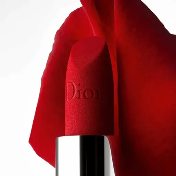 Set 2 Món Son Dior 999 Velvet Mini Màu Đỏ Tươi Và Kem Che Khuyết Điểm Forever Skin Correct Tone 2N (Kèm Túi) - Son Môi - Vua Hàng Hiệu