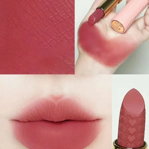 Set 2 Son Lancome L'Absolu Rouge Limited 221 Dramatised Nude Hồng Đất Và 277 French Tea Màu Đỏ Nâu