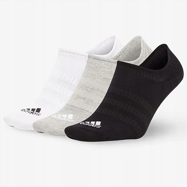 Set 3 Đôi Tất Adidas Medium Grey Heather/White/Black DZ9414 Phối Màu Size S - Thời trang - Vua Hàng Hiệu