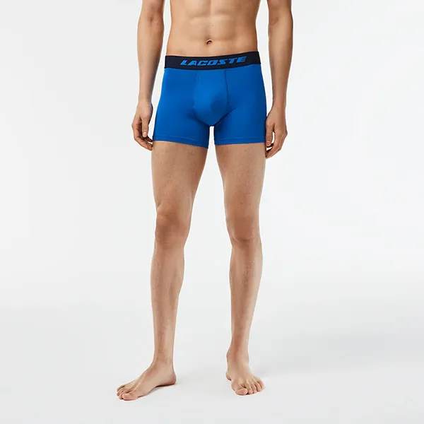 Set 3 Quần Lót Nam Lacoste Microfiber Print Trunks 5H5916 U6I Phối Màu Size M - Thời trang - Vua Hàng Hiệu
