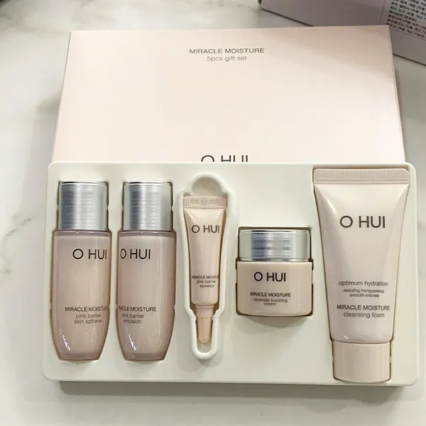 Set Dưỡng Da Ohui Miracle Moisture 5pcs Set 5 Món SUM37 - Mỹ phẩm - Vua Hàng Hiệu