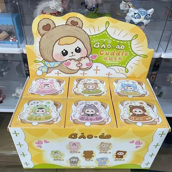 Set Móc Khóa CQTOYS Bao-ao Blindbox Cuddle 6 Chiếc Phối Màu