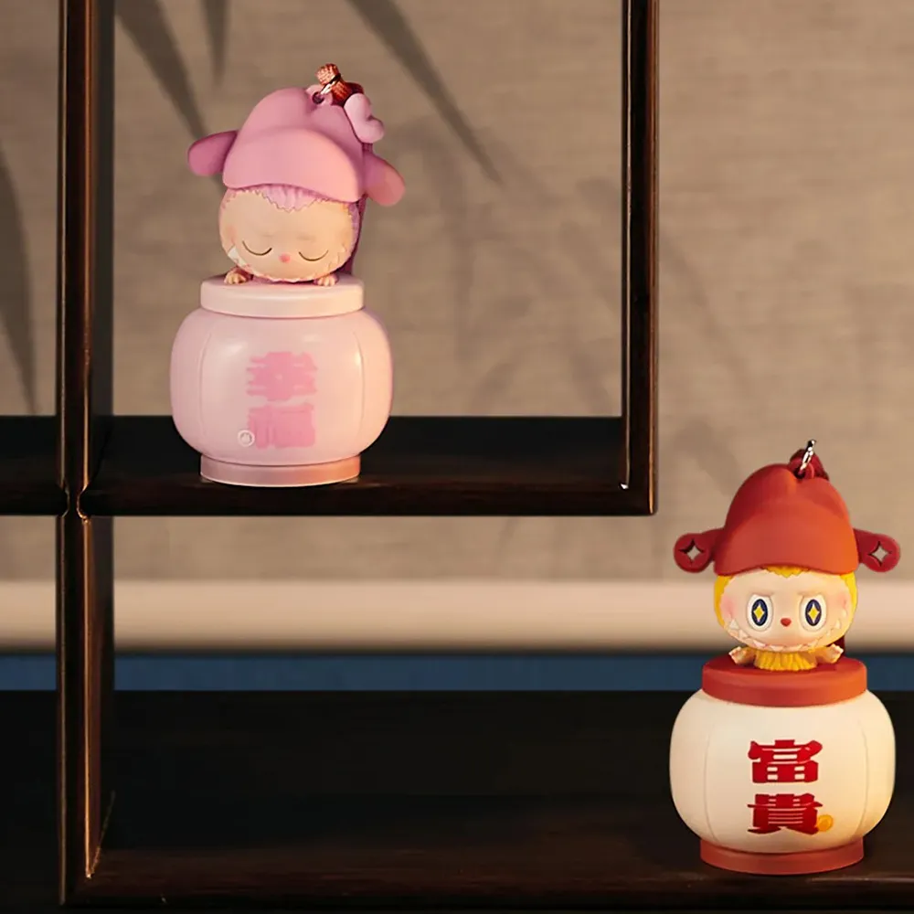 Set Móc Khóa Pop Mart The Monsters Let's Have Fun Together Series-Night Light Blind Box Phối Màu