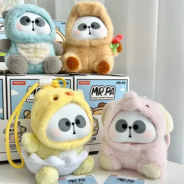 Set Móc Khóa TOYCITY Gấu Bông Mr.Pa Animal Limited Company Blind Box 6 Chiếc Phối Màu - Phụ kiện - Vua Hàng Hiệu
