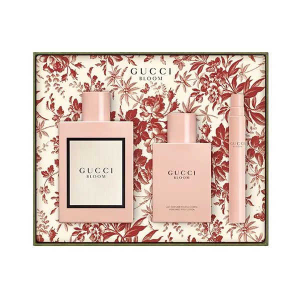 Set Nước Hoa Nữ Gucci Bloom 3pcs ( EDP 100ml + 7.4ml & Lotion Dưỡng Da 100ml) - Nước hoa - Vua Hàng Hiệu