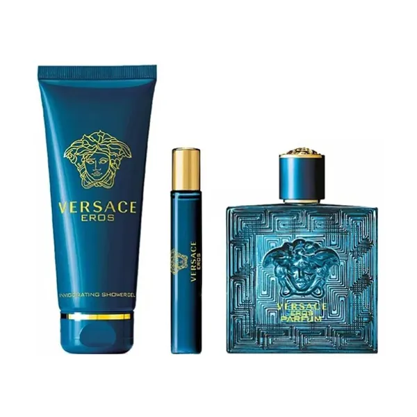 Set Nước Hoa + Sữa Tắm Nam Versace Eros Fragrance Parfum - Nước hoa - Vua Hàng Hiệu