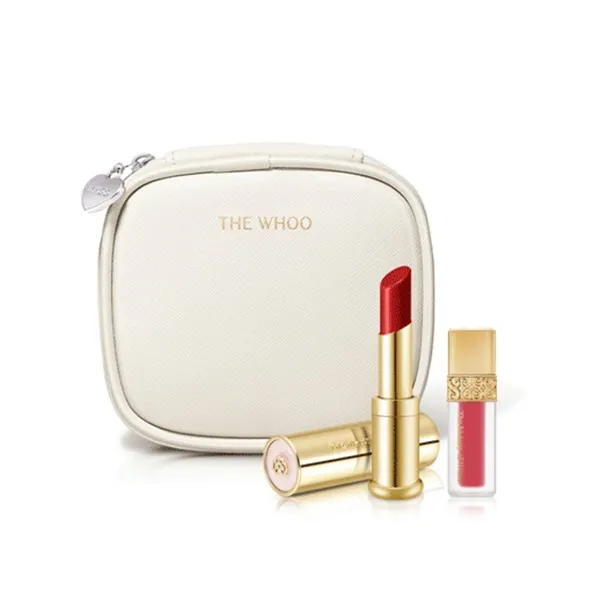 Set Son Dưỡng Môi Whoo Glow Lip Balm Special Winered 3 Món