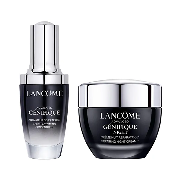 Set Tinh Chất Và Kem Dưỡng Hỗ Trợ Phục Hồi, Trẻ Hóa Da Lancôme Génifique Strengthen And Repair Duo Set 2 Món