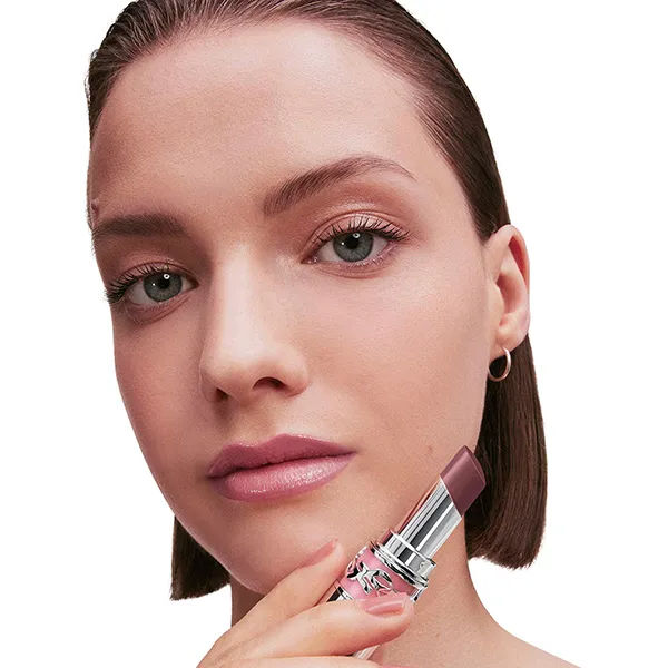 Son Dưỡng Yves Saint Laurent YSL Loveshine Wet Shine Lipstick 203 Blushed Mallow Màu Hồng Đất - Son Môi - Vua Hàng Hiệu