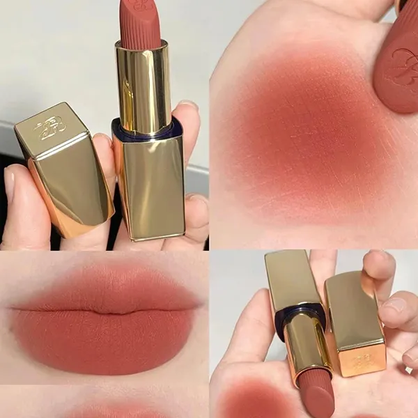 Son Estée Lauder Pure Color Matte Lipstick 626 Next Romance Màu Hồng Đào Đất
