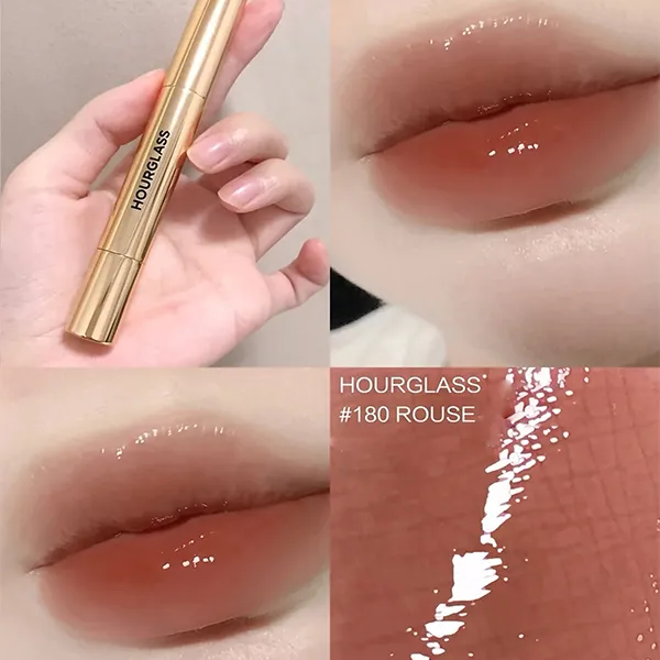 Son Dưỡng Hourglass Volumizing Glossy Stick 180 Rouse Màu Nâu Đất