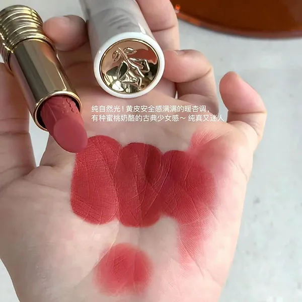 Son Lancôme L'Absolu Rouge Matte Lipstick 105 Celestial Rose Màu Hồng Đỏ